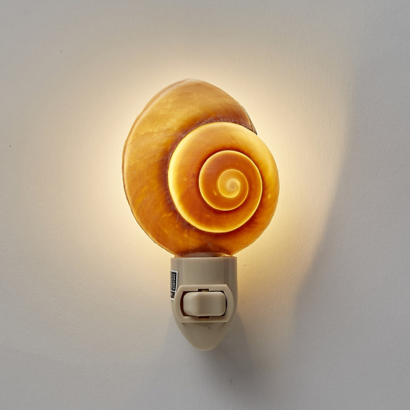 Mountain Land Snail Shell LED Night Light