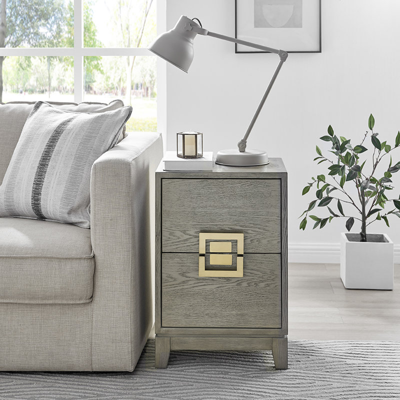 Malta 60 cm W Bedside Table