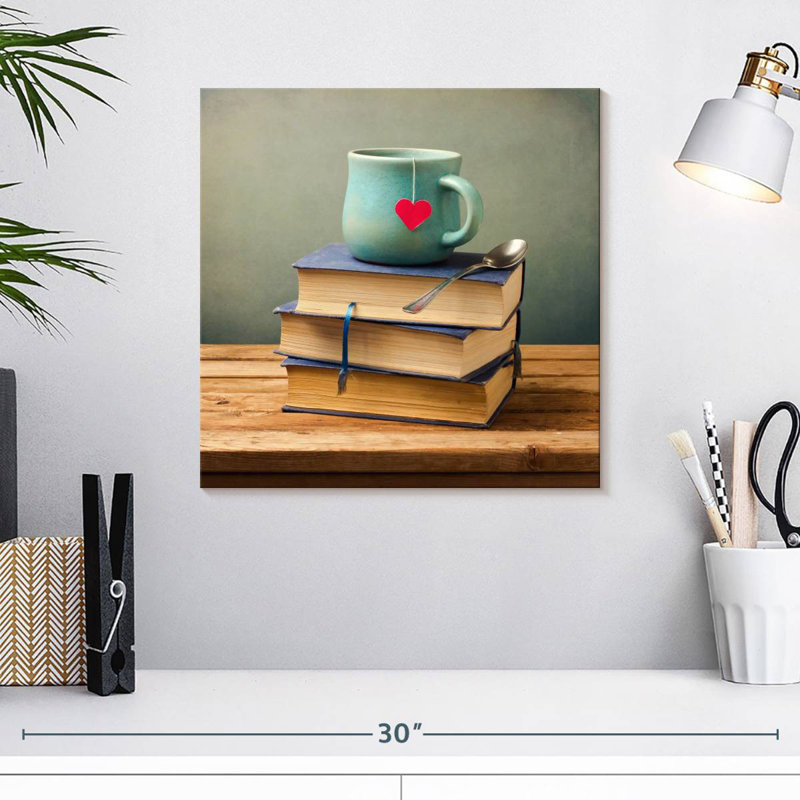 Kerner Books And Tea, 16" H x 16" W