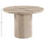 Table de salle à manger intérieure / extérieure en béton 43 po Pamalia-1599365739