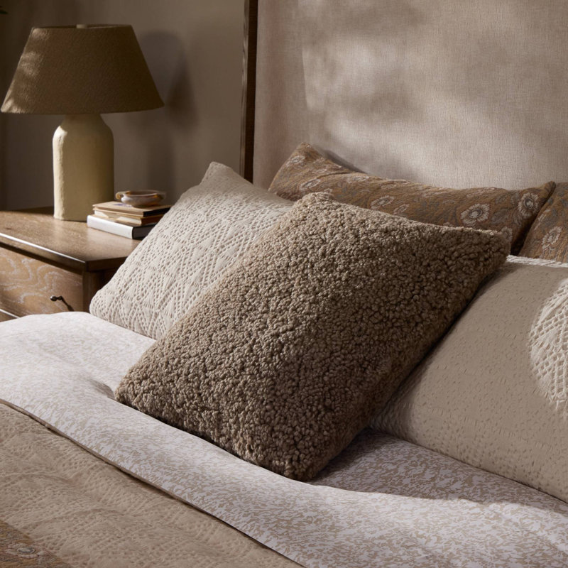 Coussin Toby - Taupe - 20 po x 20 po, Carré 20 po