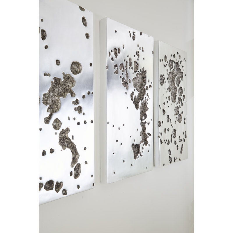 Splotch Wall Décor, Silver