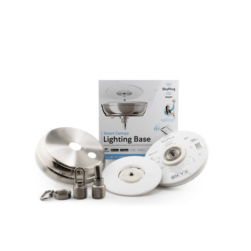 SkyPlug Smart Kit -  Easy Lighting Installation - Capella, Brushed Nickel