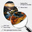 «Forest Autumn In The Usa II», impression d'horloge murale en métal de forme irrégulière-105482590