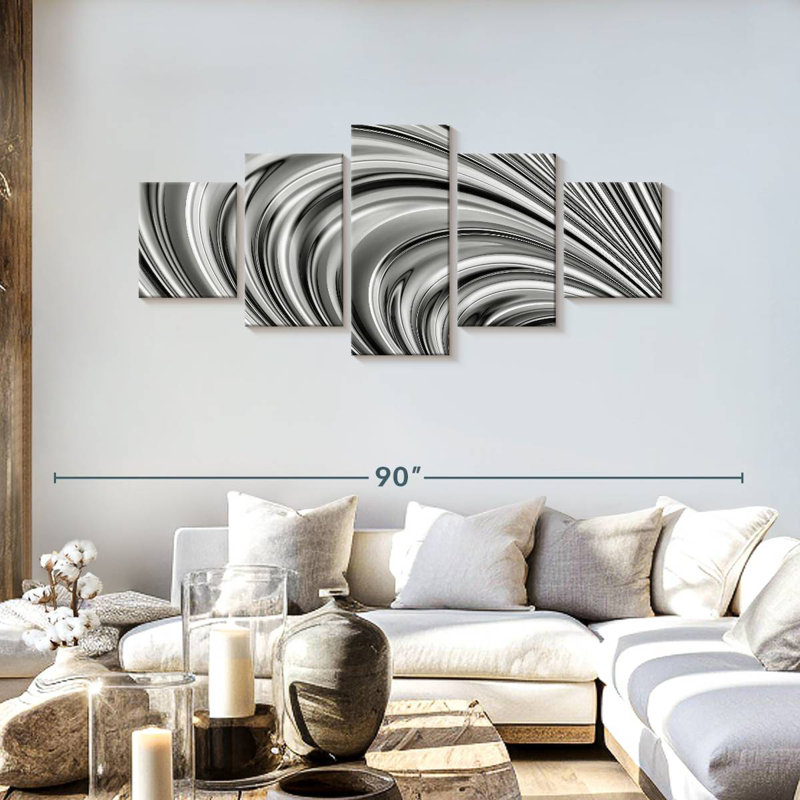 Avery Metal Wave, 30" H x 68" W