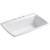Cape Dory® 33" L x 22" W x 9-5/8" Top-Mount Single-Bowl Kitchen Sink