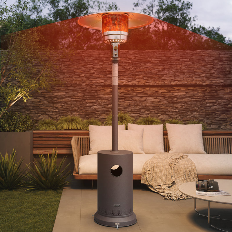 Bronze 48,000 BTU Propane Patio Heater with Stainless Steel Burner