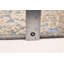 Tapis beige, bleu, transition de couleur 4 pi 9 po x 6 pi 4 po