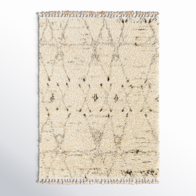 Clive Wool Moroccan Indoor Rug, Rectangle 10' x 14'