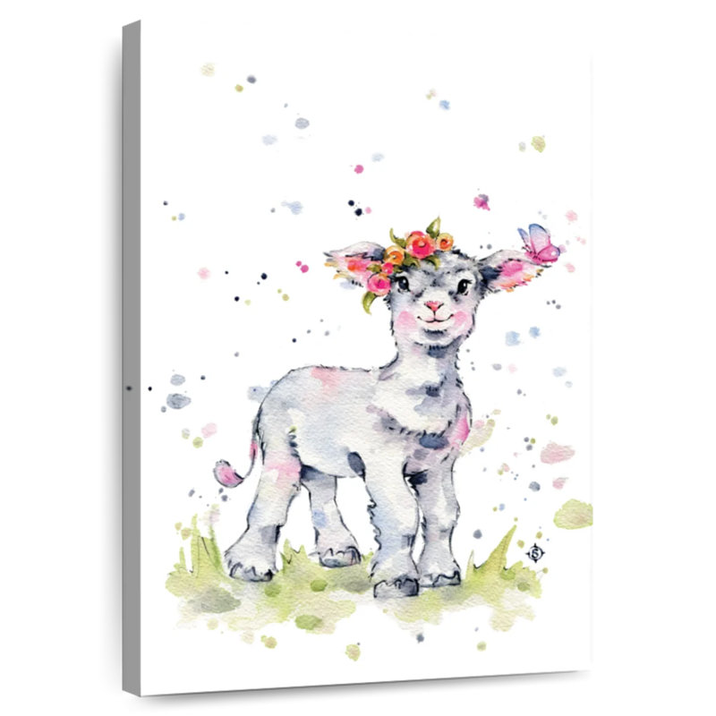 Sweet Lamb, 51" H x 34" W