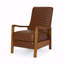 Club manuel en similicuir avec fonction inclinable