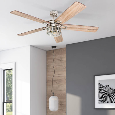 Clivesden 52'' Ceiling Fan with Light Kit