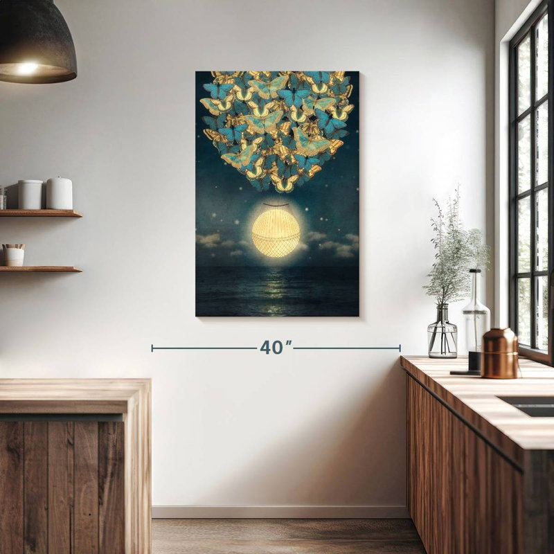 Kelan The Rising Moon, 39" H x 26" W