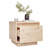 vidaXL Bedside Cabinet Solid pinewood Compact Storage-1762684780