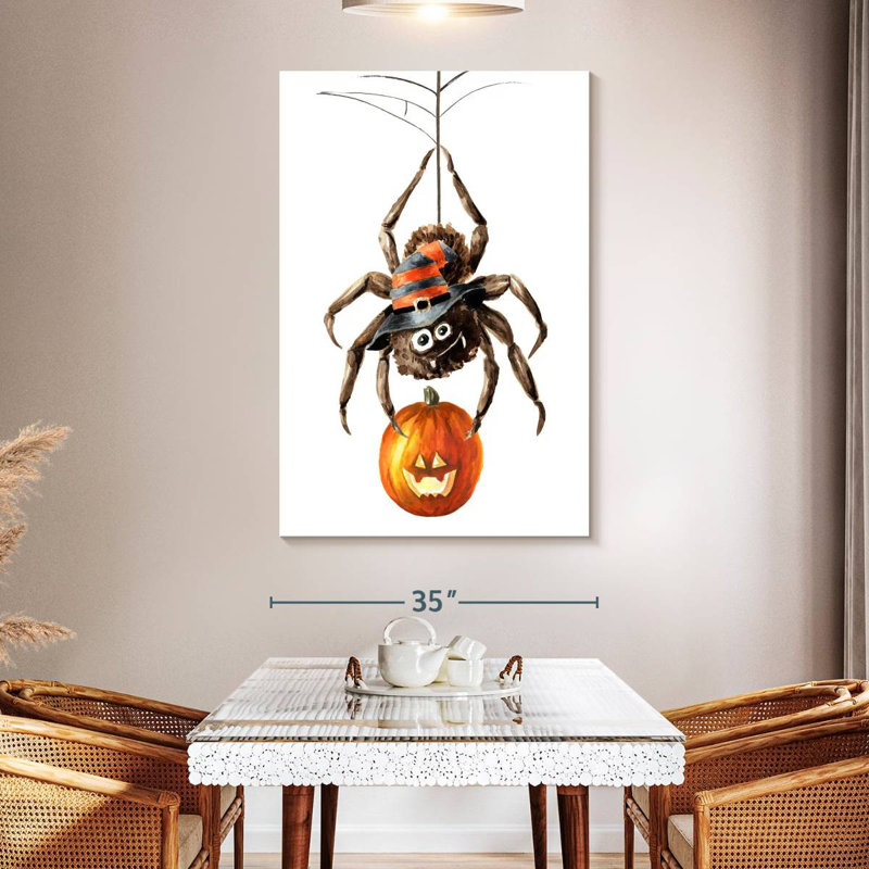 Brampt Spider Pumpkin, 51" H x 34" W