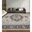 Hand-Knotted High-Quality Cream and Brown Area Rug