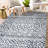 Armarion Contemporary Distressed Geometric Gray Area Rug-67083313