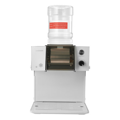 Machine à glaçons électrique en forme de flocon de neige avec contrôle de vitesse réglable, machine à glaçons en acier inoxydable pour bar et fête