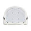Boat Seat High Backrest Flip Up Boat Seat Captain Bucket Seat White & Grey
