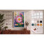 Pink Daisy Garden Botanical - Wrapped Canvas-1048803894-1048803903