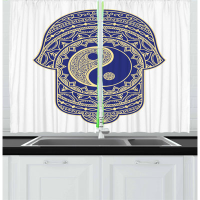 Pointed Kitchen Curtain