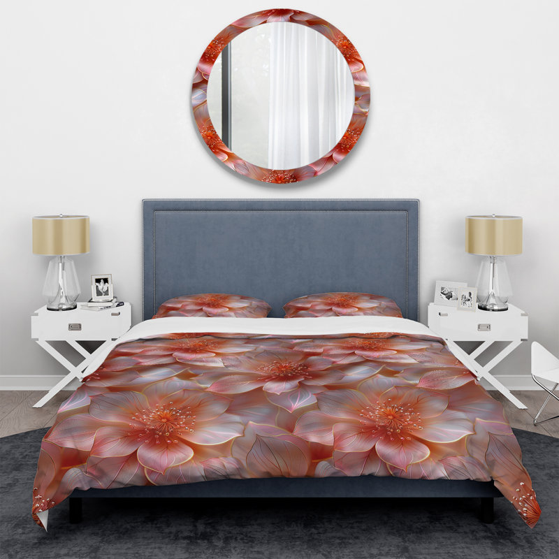 Ensemble de housse de couette Modern, Housse de couette simple + 2 taies décoratives st