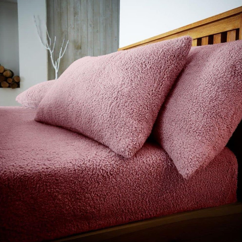 Teddy Pillow Case, Pink