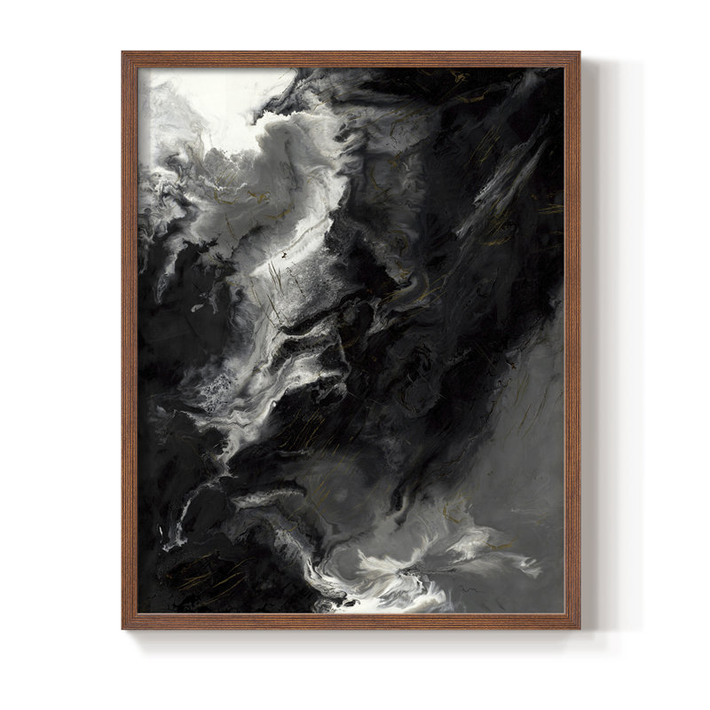 Changes Framed Print - Solid Wood, Brown, 10" H x 8" W