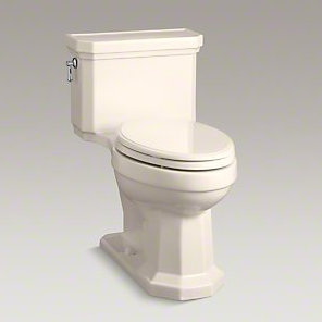 Kathryn™ 1.28 GPF Water Efficient Elongated One-Piece toilet (Seat Included), Innocent Blush