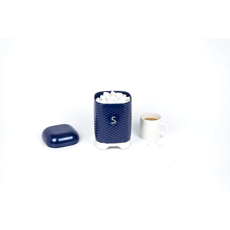 Lovello Kitchen Canister, Midnight Navy