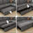 Seybert Modern U-Shaped Velvet Chenille Sectional Sofa For Living Room-2005509184