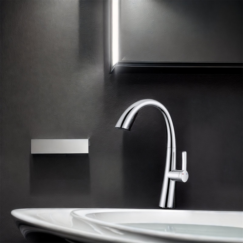 MONSFEST Kitchen Faucet, Chrome