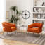Fauteuil d'appoint en velours Chynna-1662602966