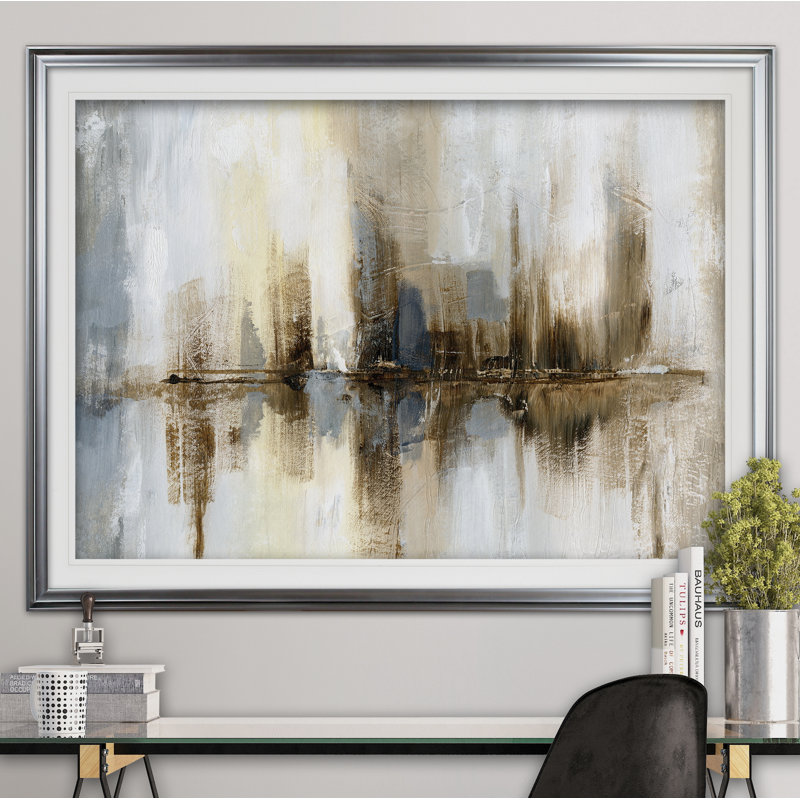«Harbor Lights», impression sur toile tendue, H 30 po x l 40 po x P 1,5 po, Cadre argenté