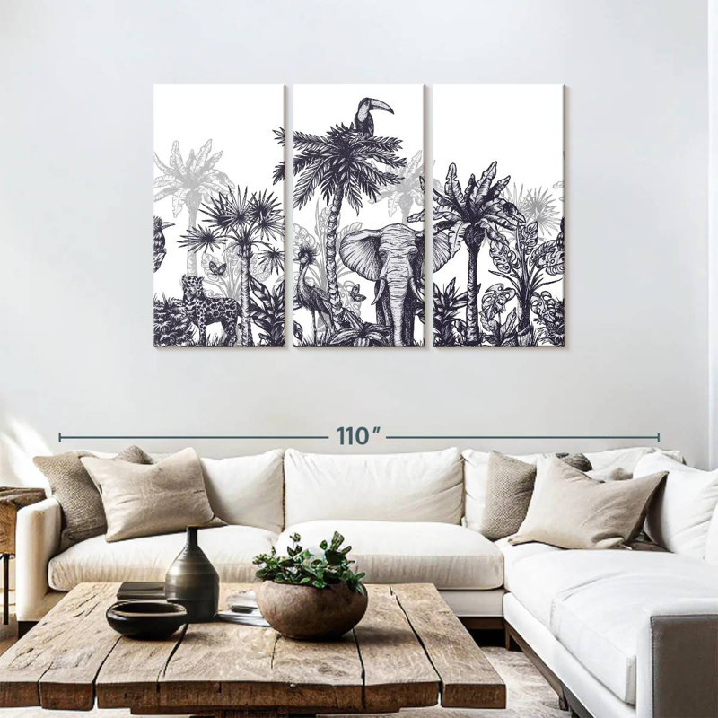 Brampt Jungle Euphoria, 48" H x 74" W