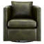 Fauteuil pivotant en similicuir Accent-1426610871