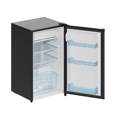 106L Single Door Compact Refrigerator with 9L Freezer Box