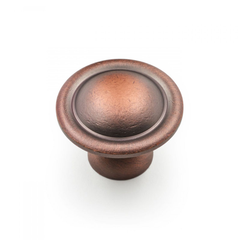 Poignée champignon Smooth Dome CK Series, Petit, Distressed Copper