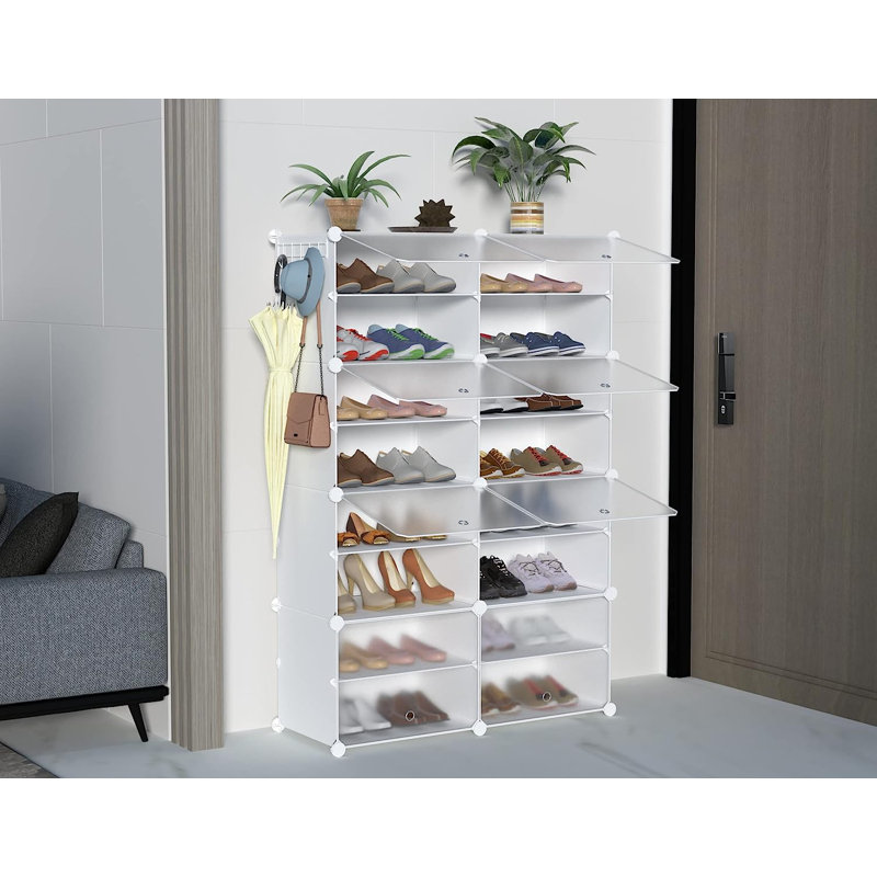 32 Pair Stackable Shoe Storage Box
