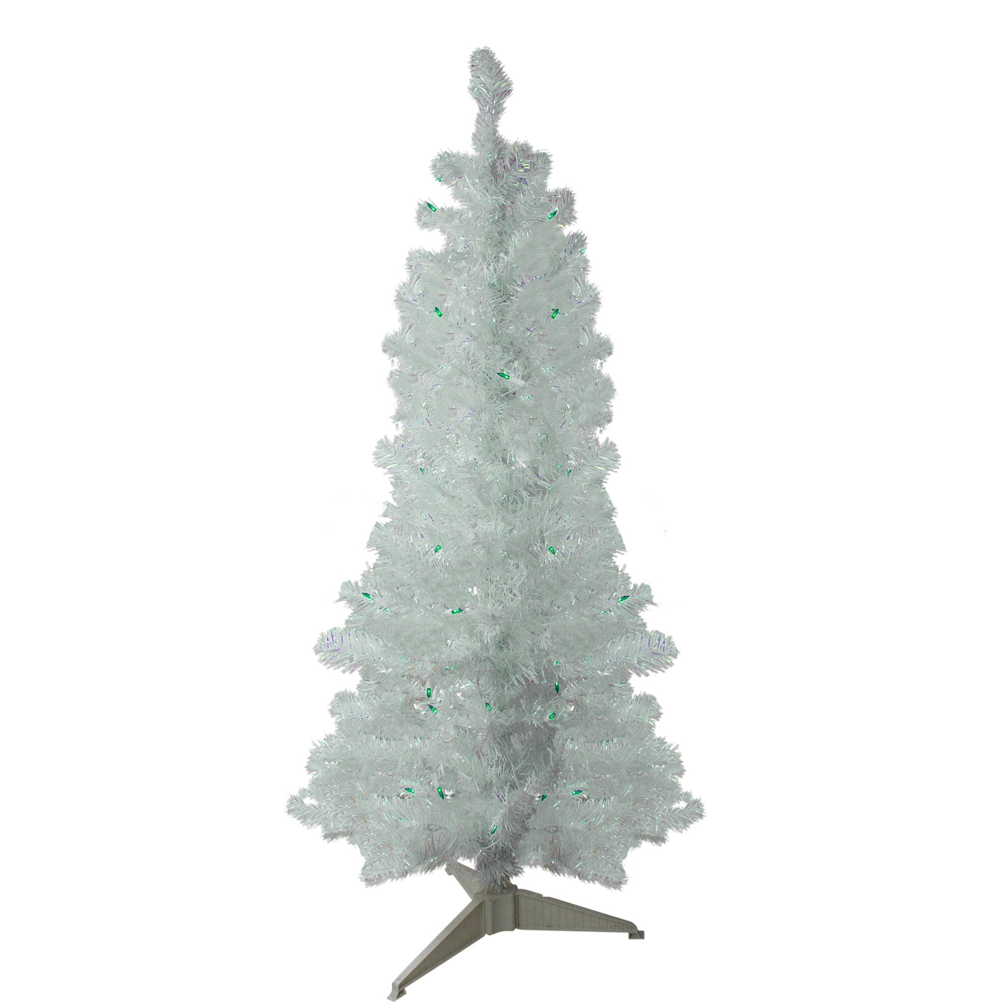 Northlight 2' Lighted Rockport White Pine Artificial Christmas Tree Green Lights