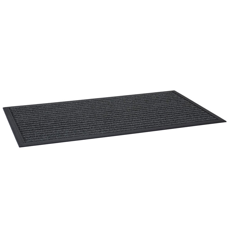 Tapis de porte d'extérieur antidérapant Scraper Eco Rib 30 po x 18 po