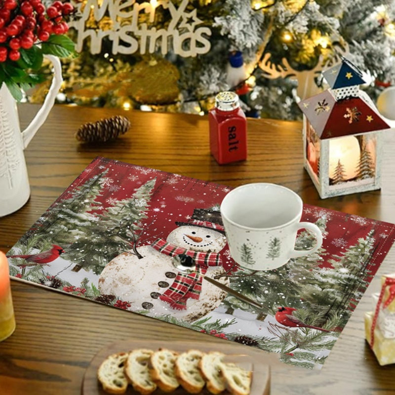 Ensemble de 4 napperons Christmas