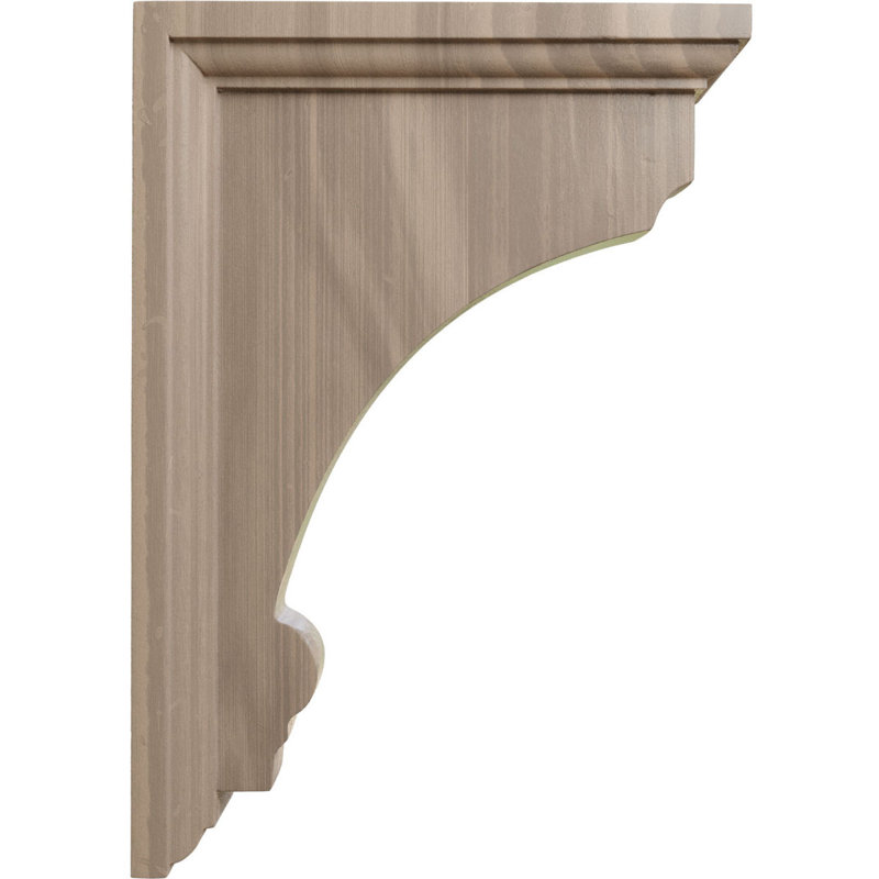 Support en bois Thompson, Noyer, H 8 po x l 2,5 po x P 6 po