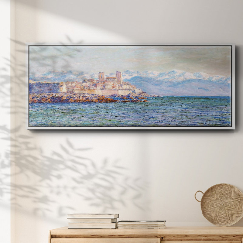 Le vieux fort d'Antibes, 1888 - Toile encadrée, H 8 po x l 20 po
