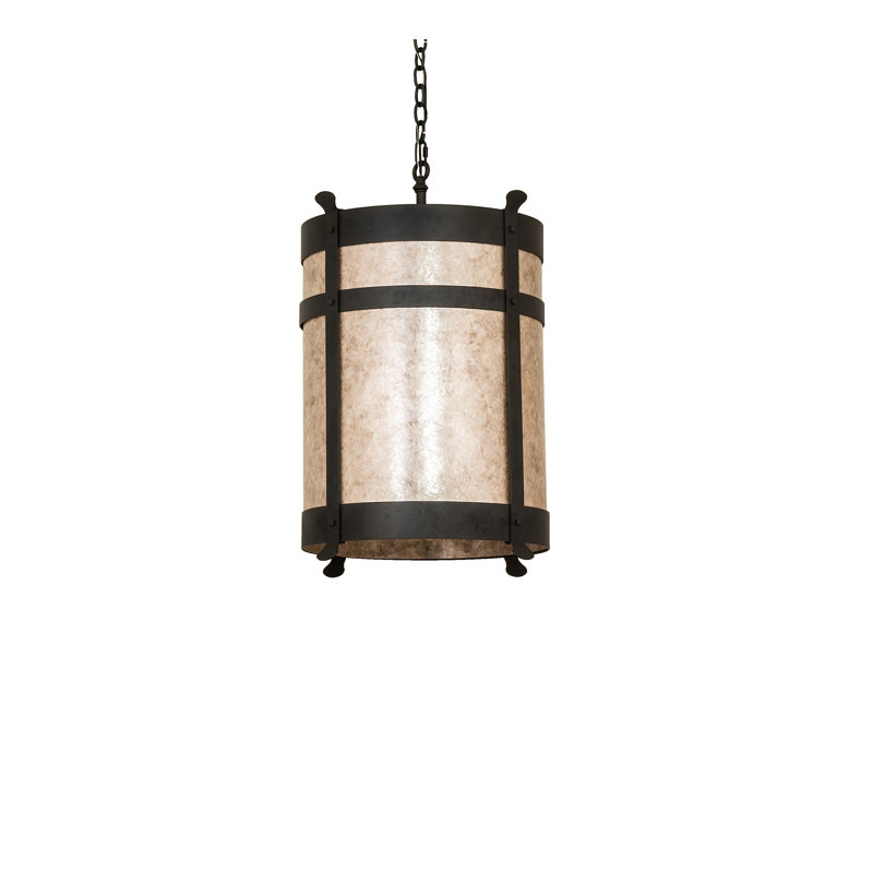 Beartooth 6 - Light Old Wrought Iron Shaded Pendant