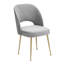 Chaise en velours Rizo Cognac-4605391