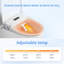 Siège de toilette Smart Bidet avec bouton latéral Siège chauffant réglable avec réglage de la température et de la pression de l'eau Bidet portatif avec nettoyage automatique des buses, veilleuse, siège seulement