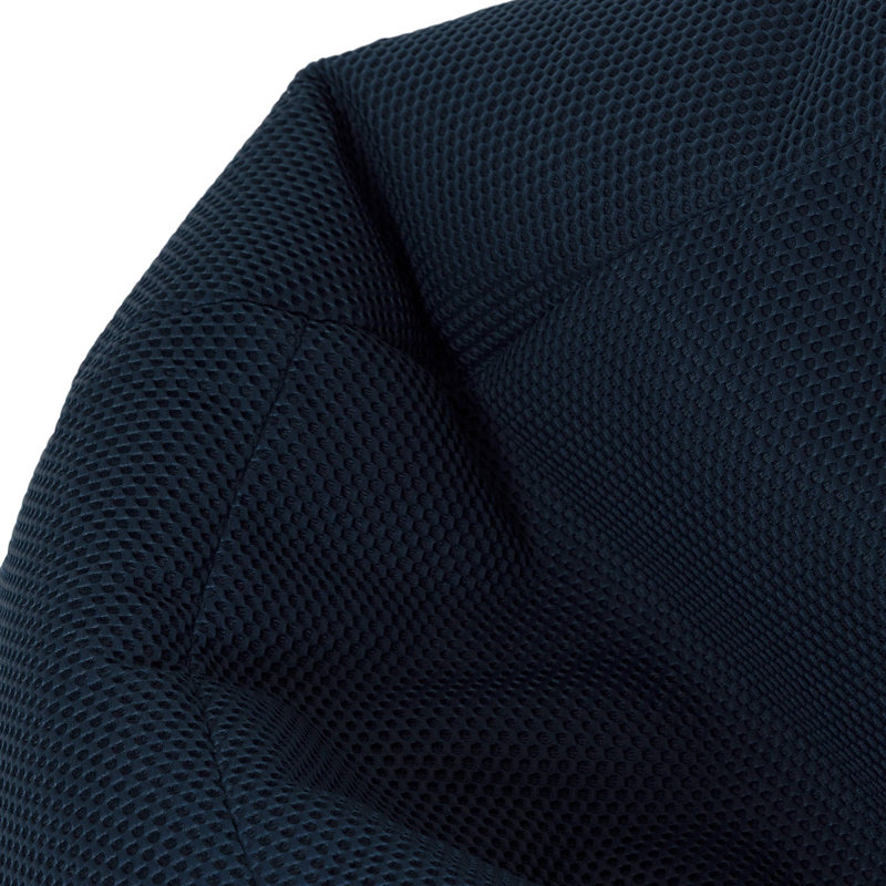 Mesh Refillable Bean Bag Set, 85" H x 84" W x 87" D D , Navy