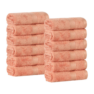 Nolhan 12-Piece Bamboo Cotton Washcloth Set