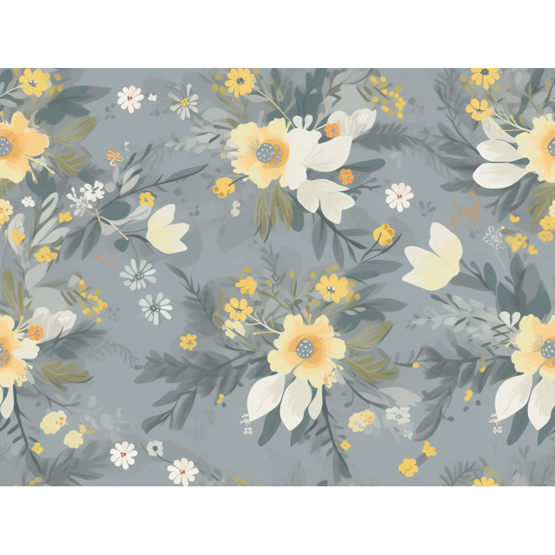 Couverture en molleton Botanical, L 68 po x L 80 po